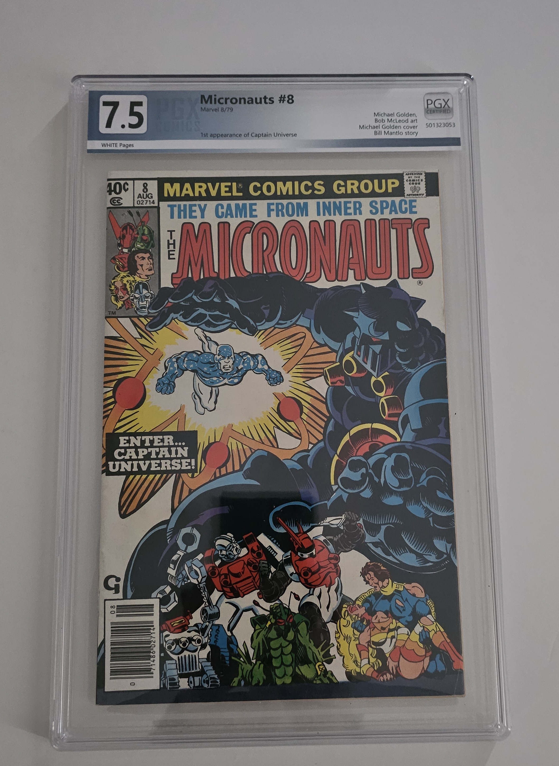 Micronauts #8 PGX 7.5