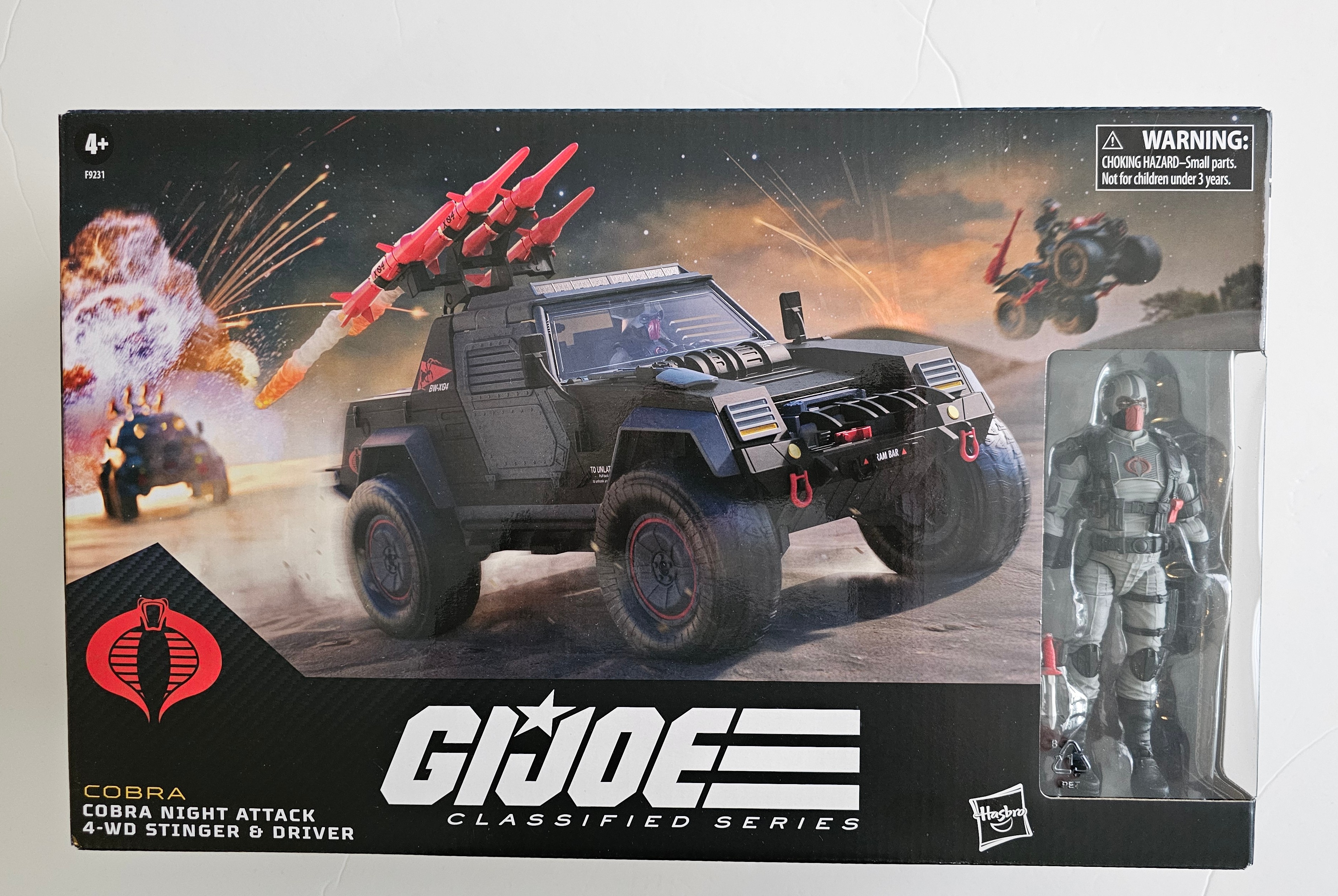 G.I. Joe Classified Series Cobra Night Attack 4-WD Stinger & Driver