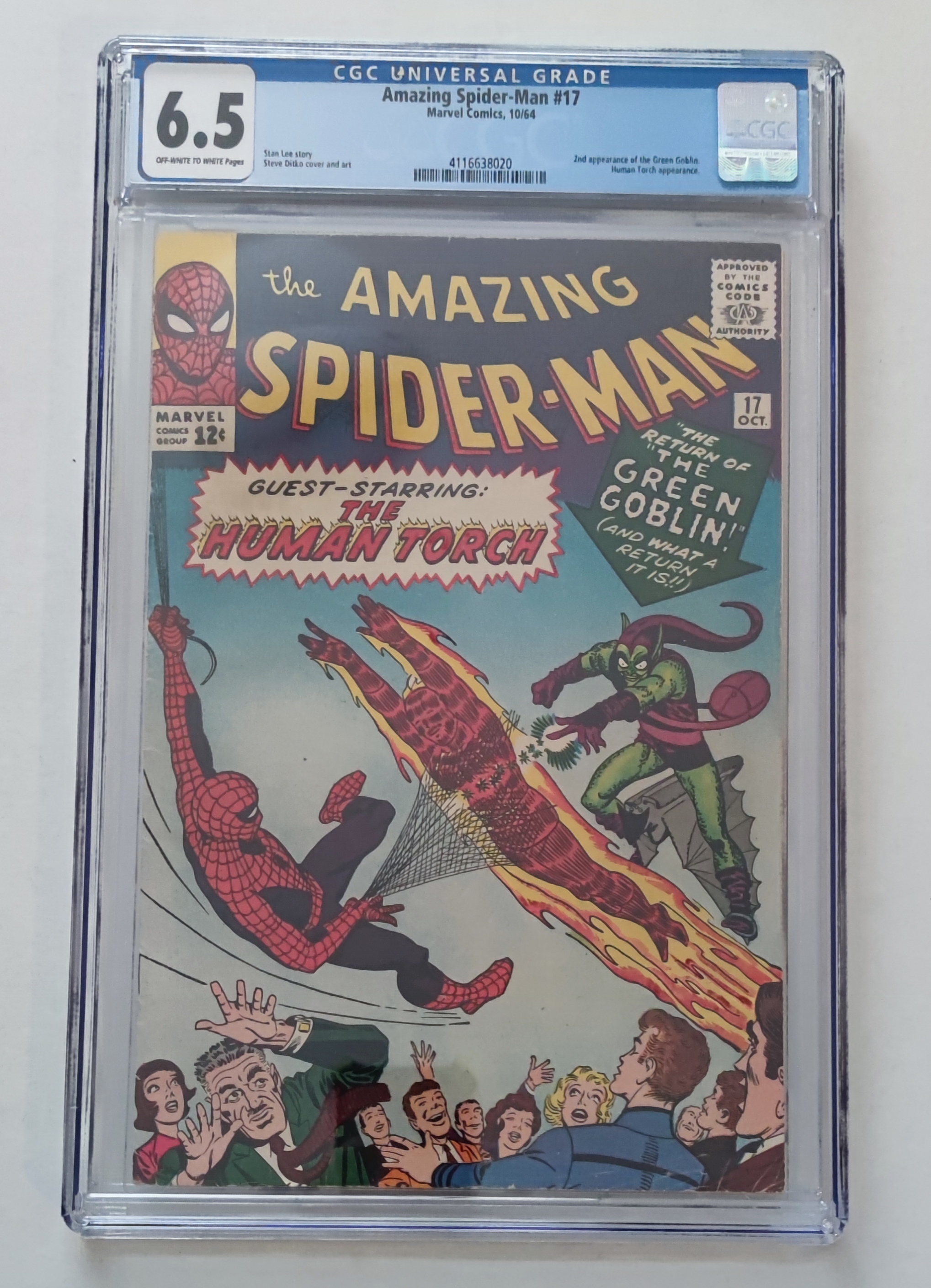 Amazing Spiderman 17 CGC 6.5