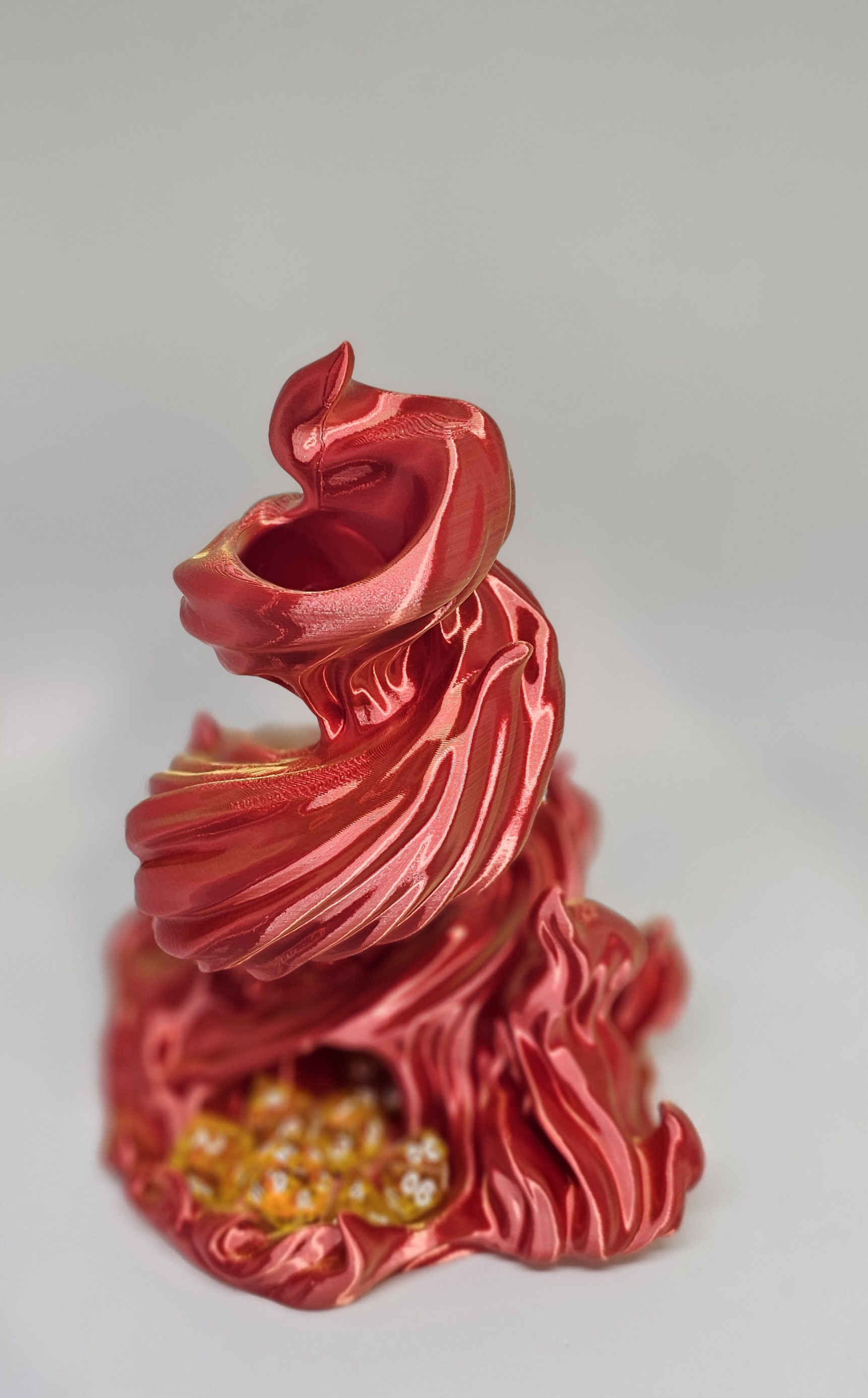 Burning Roll Dice Tower