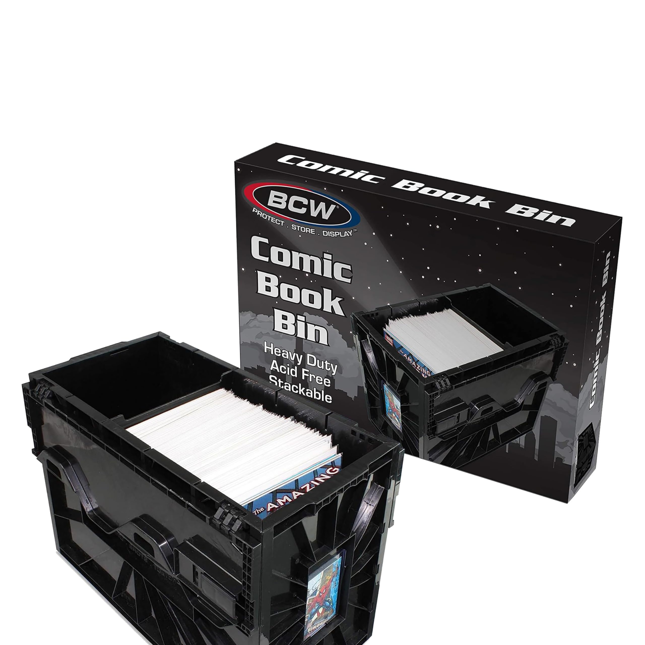 BCW Comic book Short box Black