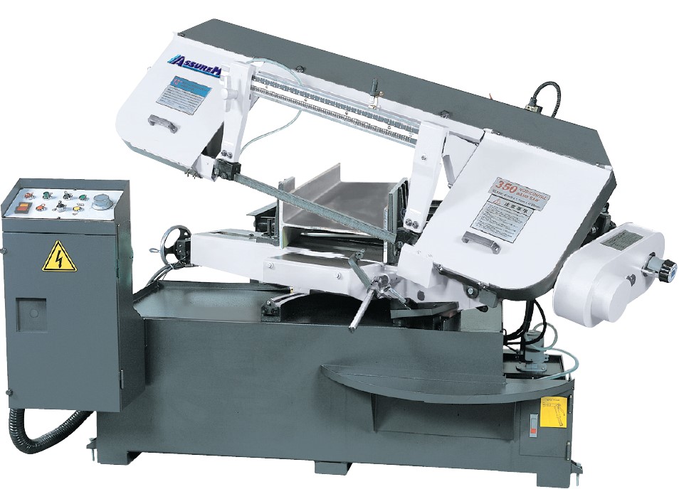 UE-350SSA- ASSUREMAC 350MM SEMI AUTO HORIZONTAL BAND SAW