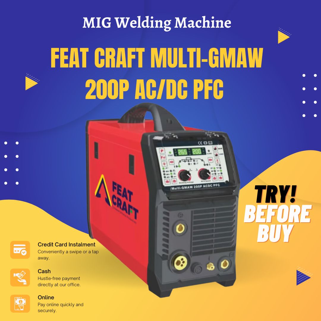 Feat Craft Multi-GMAW 200P AC/DC PFC MIG Welding Machine
