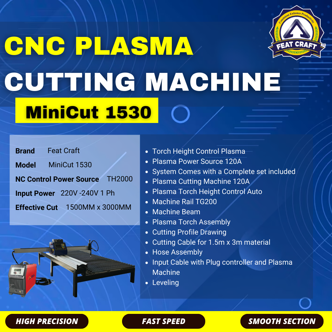 Feat Craft Minicut 1530 CNC Plasma Cutting Machine