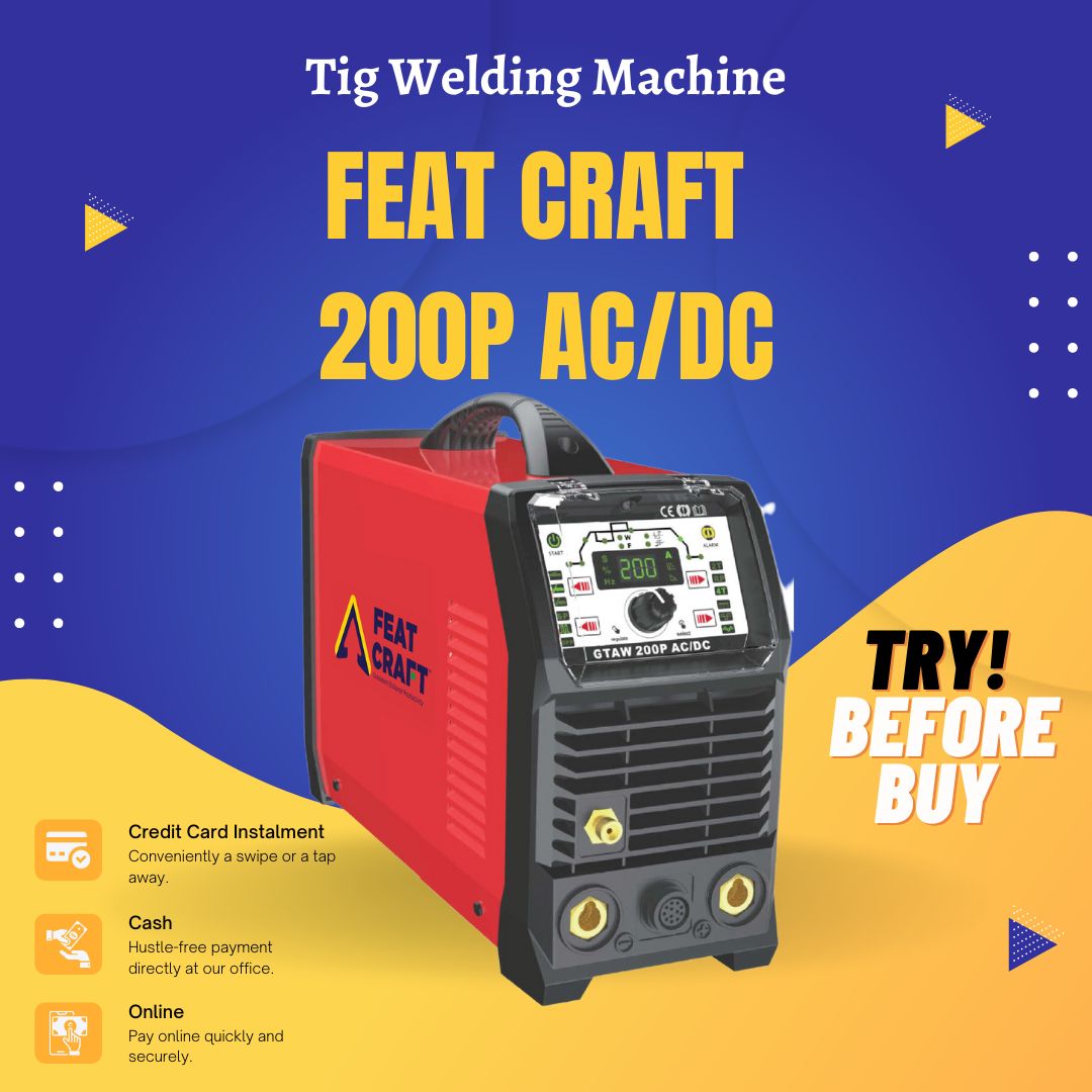 Feat Craft GTAW 200P AC/DC TIG Welding Machine
