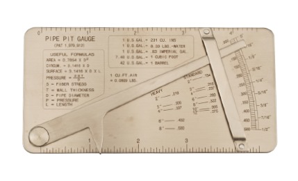PIPE PIT WELD GAUGE