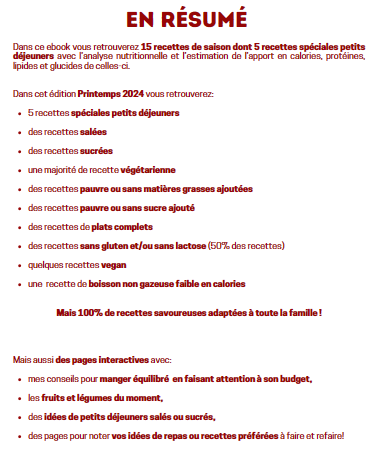 Des recettes pour prendre soin de soi en mangeant - Edition Printemps 2024