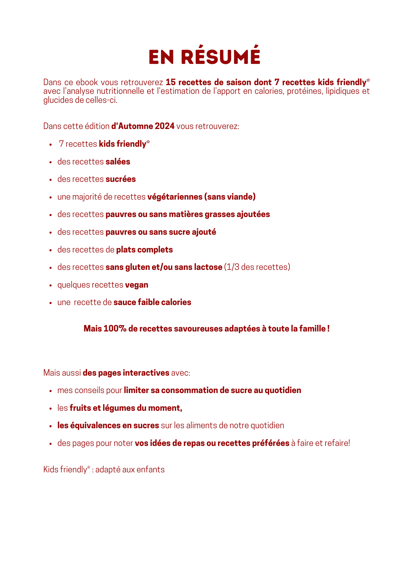 Des recettes pour prendre soin de soi en mangeant - Edition Automne 2024