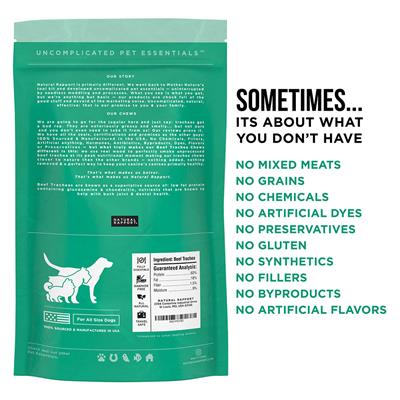 The Only Beef Trachea Chews Dogs Need - 3 pack