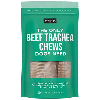 The Only Beef Trachea Chews Dogs Need - 3 pack