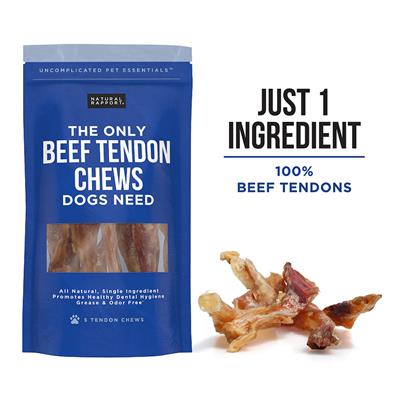 The Only Beef Tendon Chews Dogs Need - 5 pack