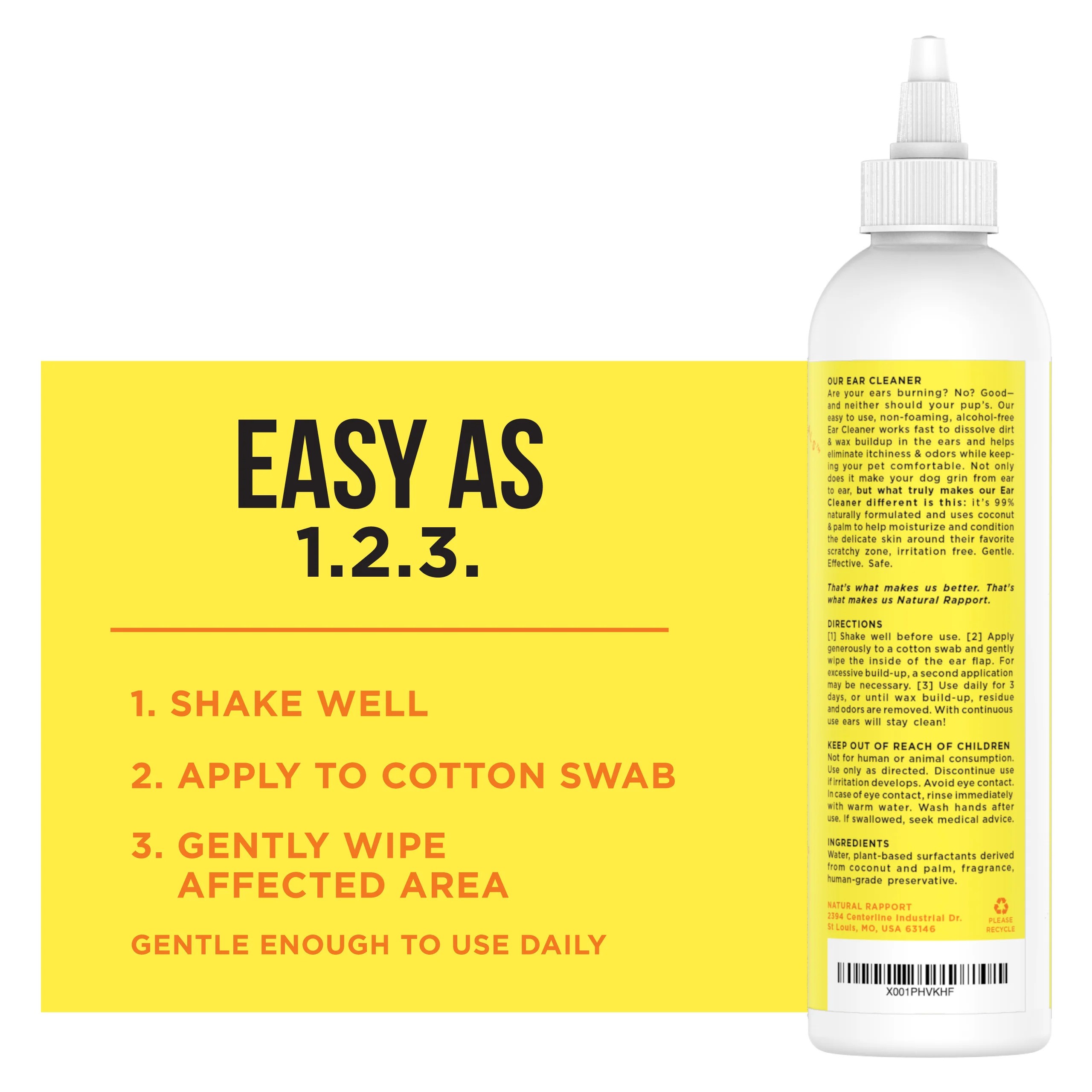 The Only Ear Cleaner Dogs Need - 3oz
