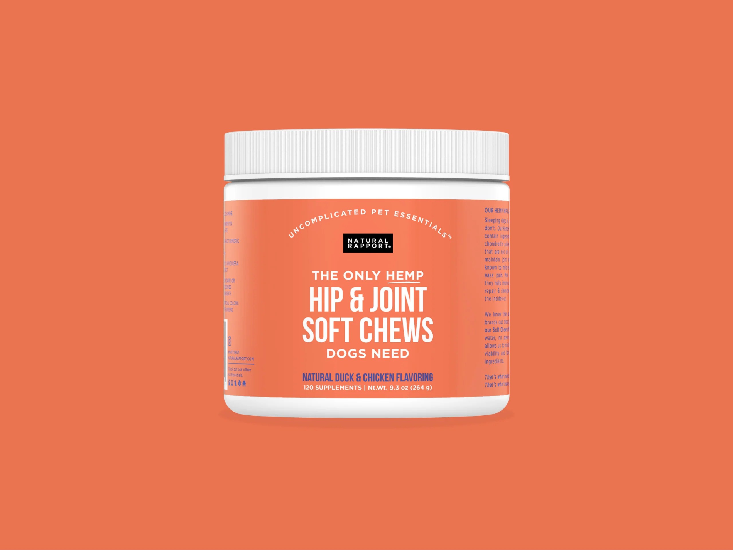 The Only Hip and Joint Chews Dogs Need - VALUE SIZE - 120-count