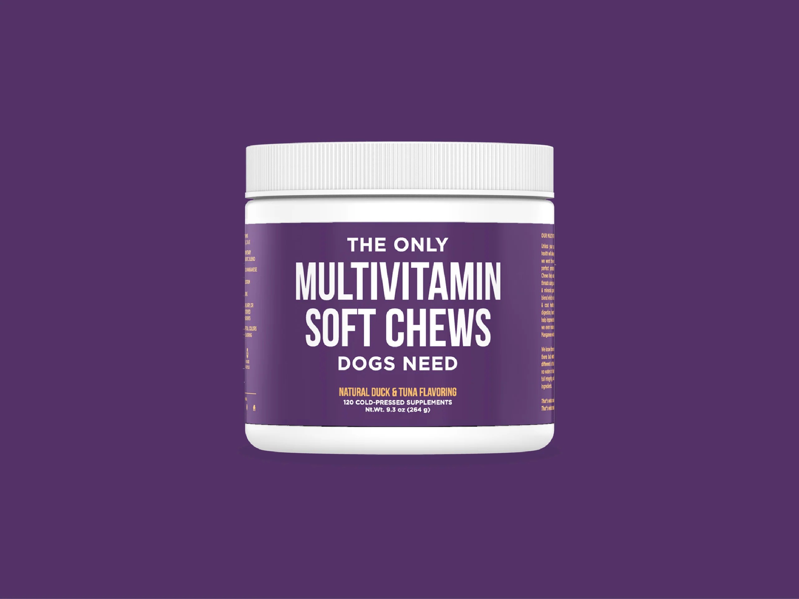 The Only Multivitamin Chews Dogs Need - VALUE SIZE - 120-count