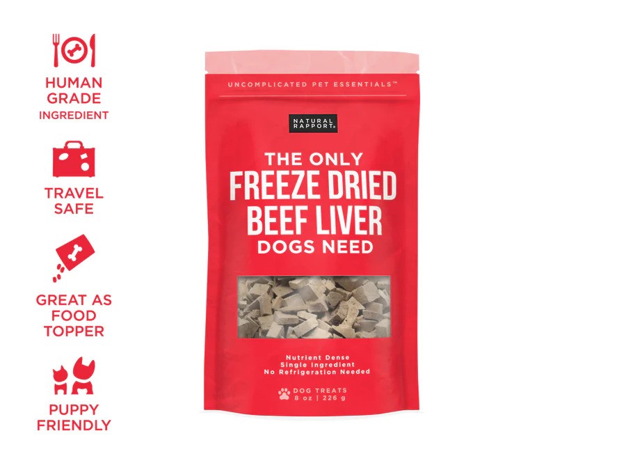 The Only Freeze Dried Beef Liver Dogs Need - 4oz