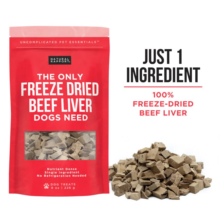 The Only Freeze Dried Beef Liver Dogs Need - 4oz