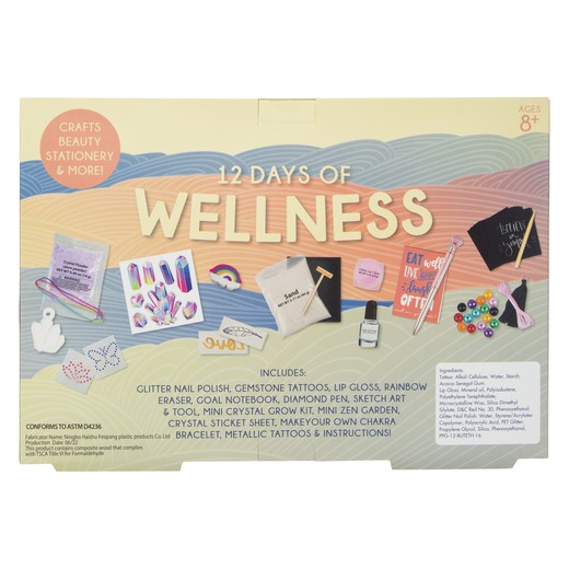 12 Days Of Wellness: Holiday Craft, Stationery & Beauty Gift Set