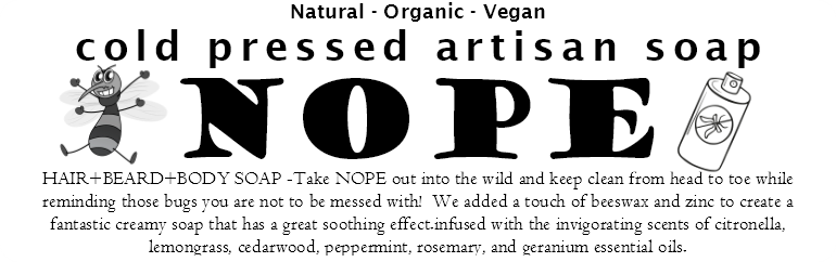 N.O.P.E. - Natural Bug Repellant Hair+Beard+Body Soap