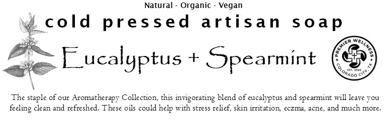 Eucalyptus + Spearmint Soap Bar - All Natural & Organic Soap Bar