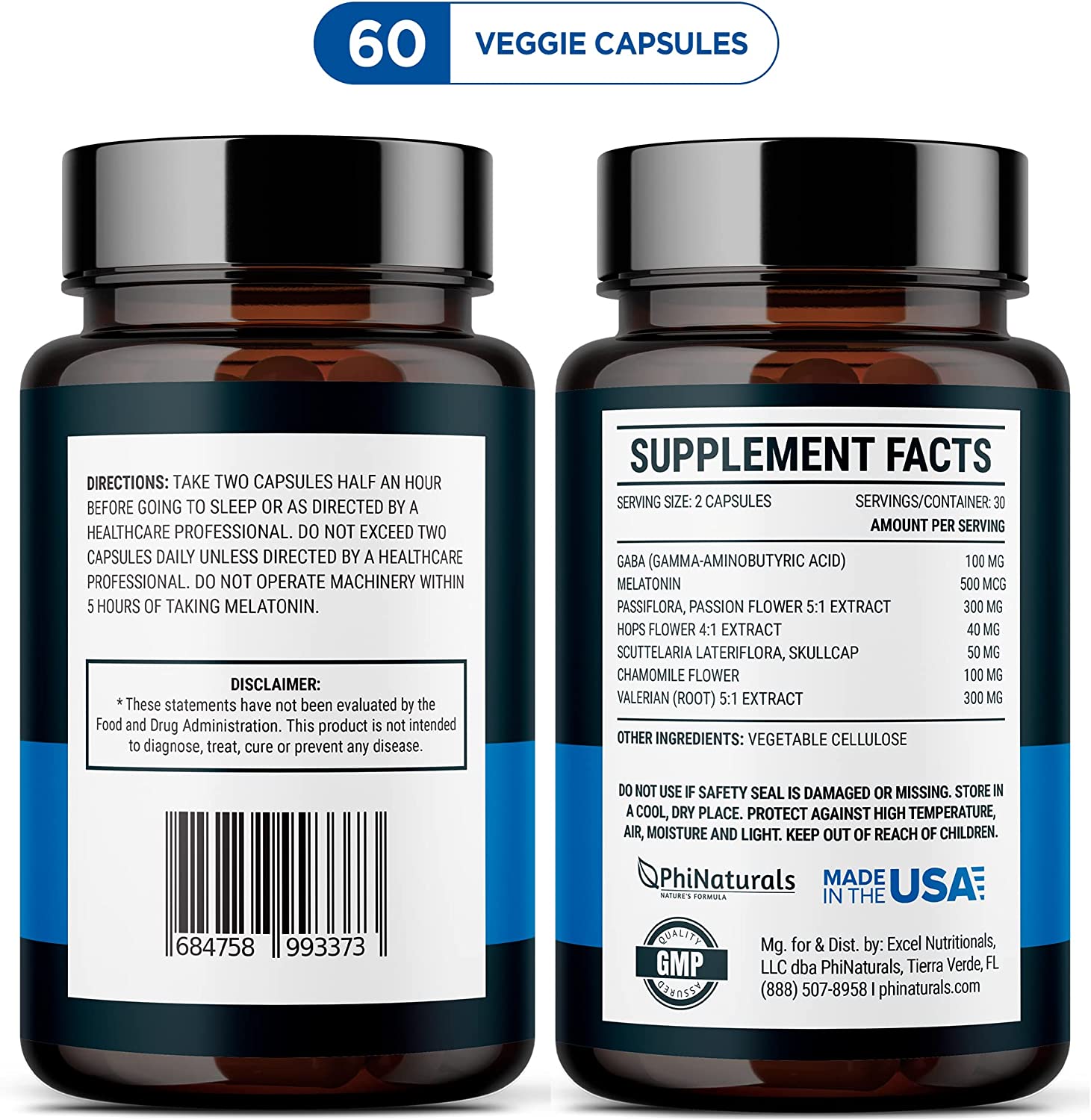 PhiNaturals Natural Sleep Aid - 60 ct