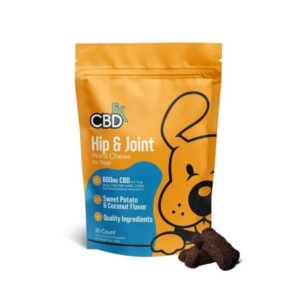 CBD FX-HIP&JOINT HARD CHEWS-600MG CBD