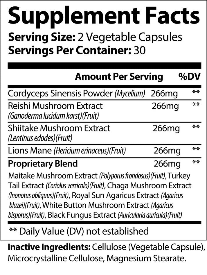 Nutra Moment Super Mushroom - 60 ct