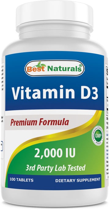 Best Naturals Vitamin D3 100 ct