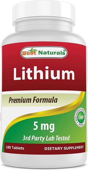 Best Naturals Lithium 180 ct