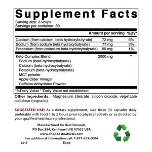 Best Naturals Keto Diet 90 ct