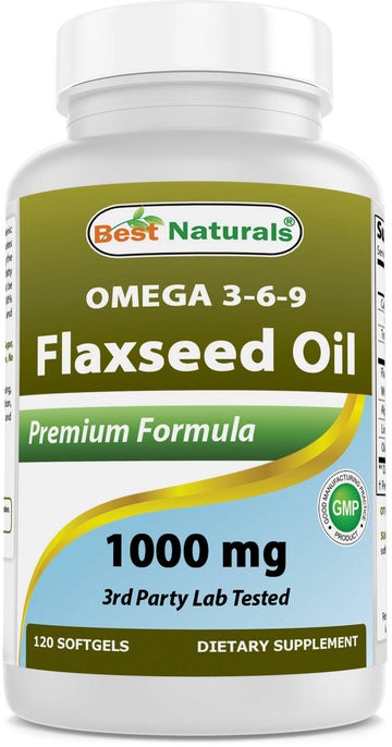 Best Naturals Flaxseed Oil 120 ct