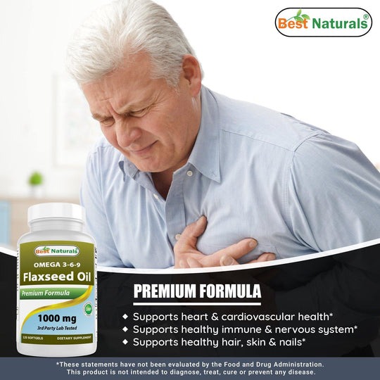 Best Naturals Flaxseed Oil 120 ct