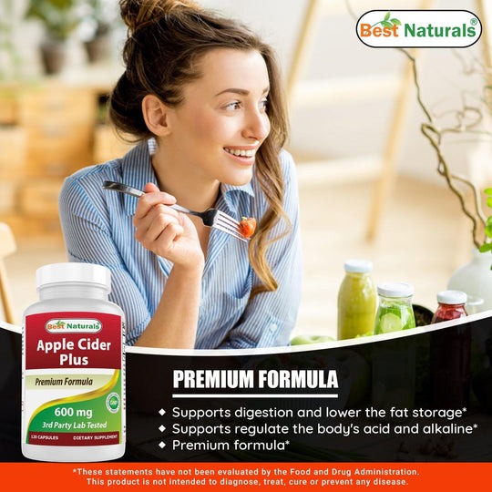 Best Naturals Apple Cider 120 ct