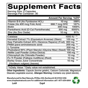 Best Naturals Anti-Gray Hair 60 ct