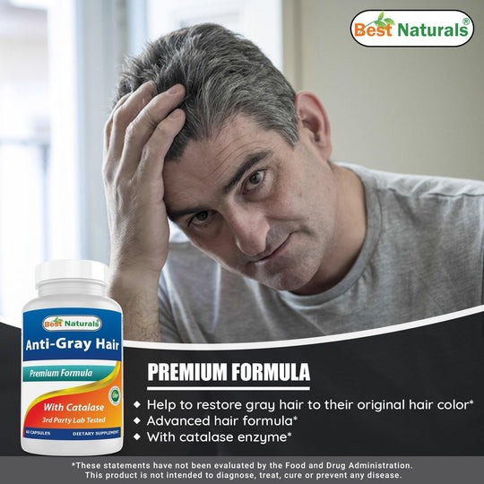Best Naturals Anti-Gray Hair 60 ct