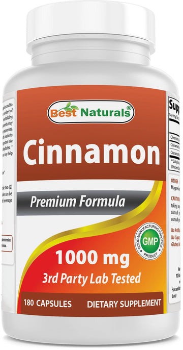 Best Naturals Cinnamon/Chromium 180 ct