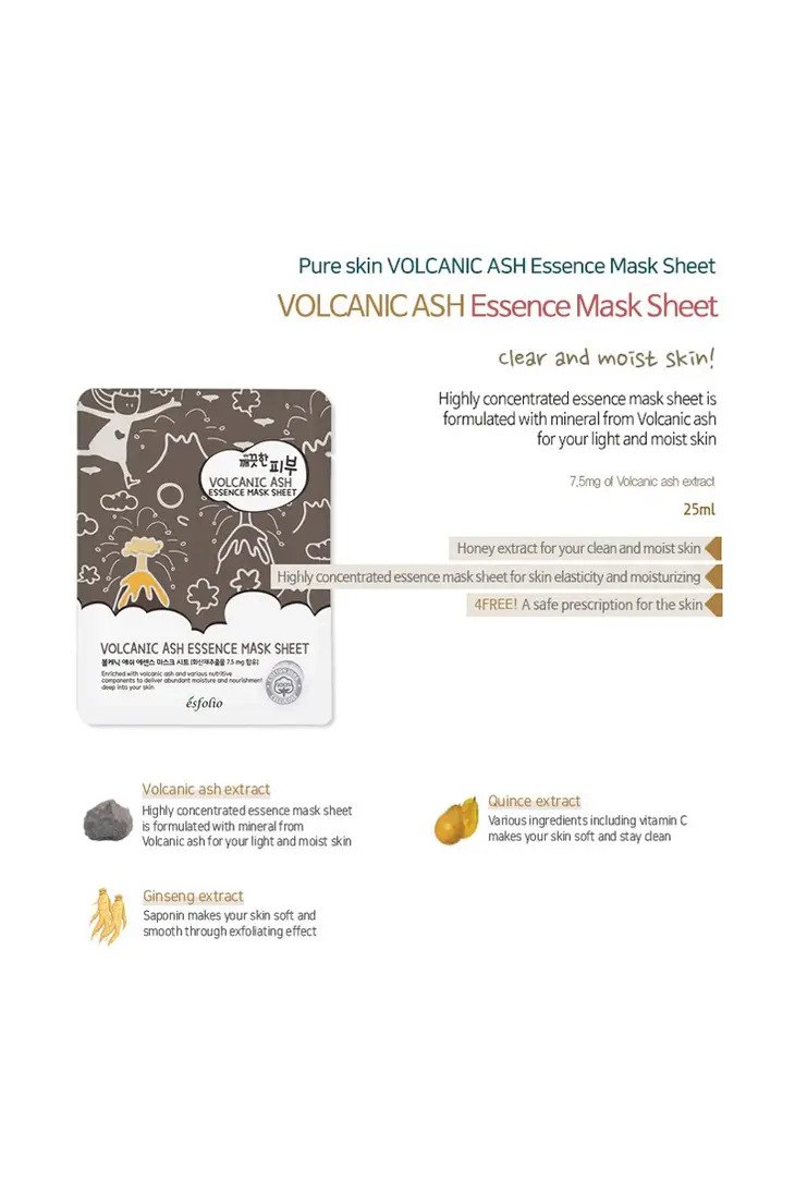 Volcanic Ash Face Mask