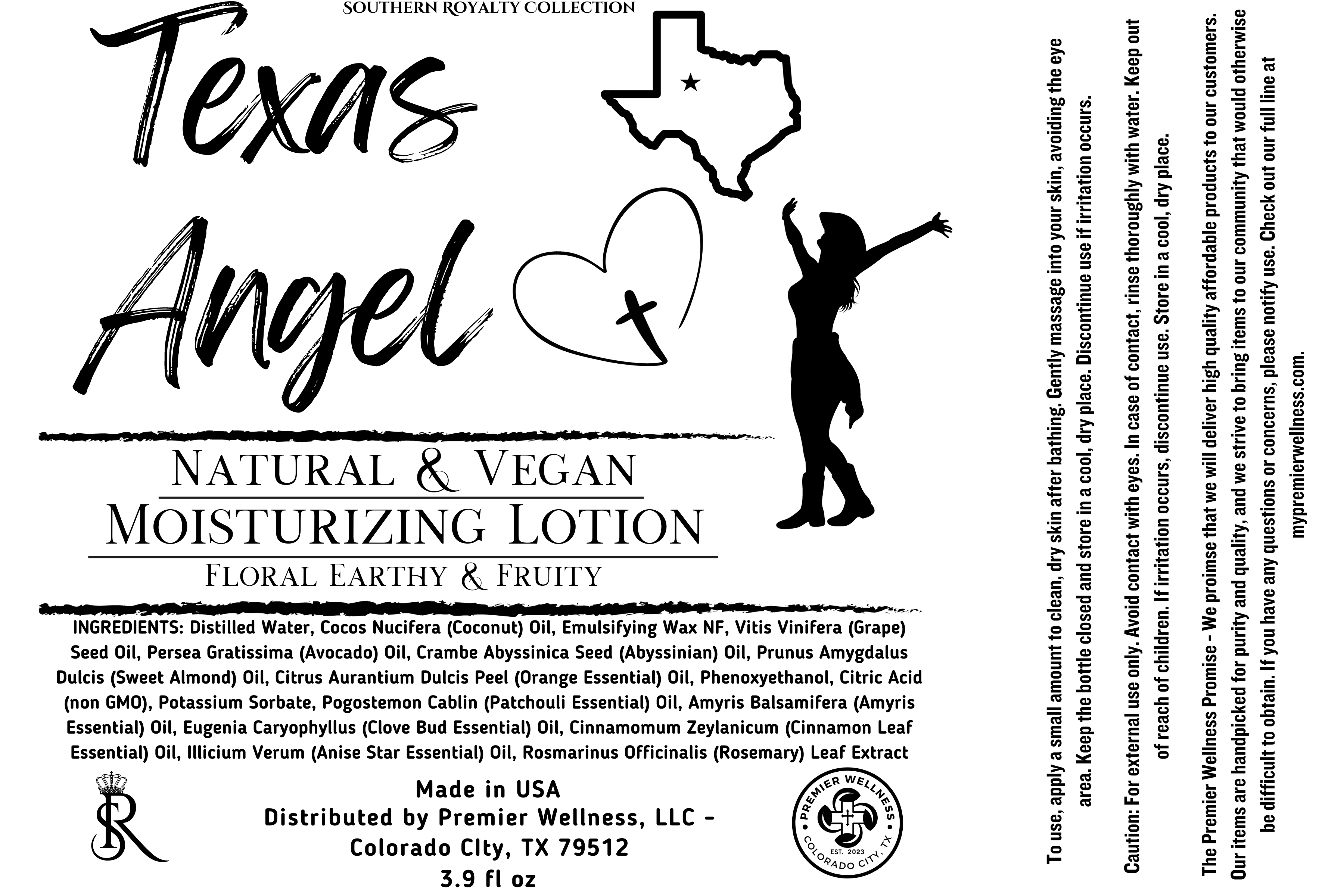 BODY LOTION TEXAS ANGEL 3.9OZ