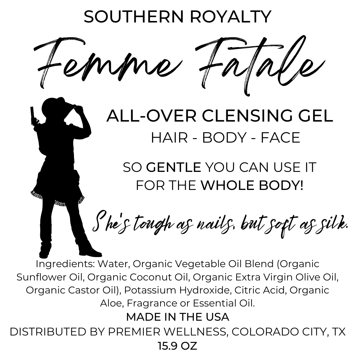 BODY GEL FEMME FATALE 15.9OZ