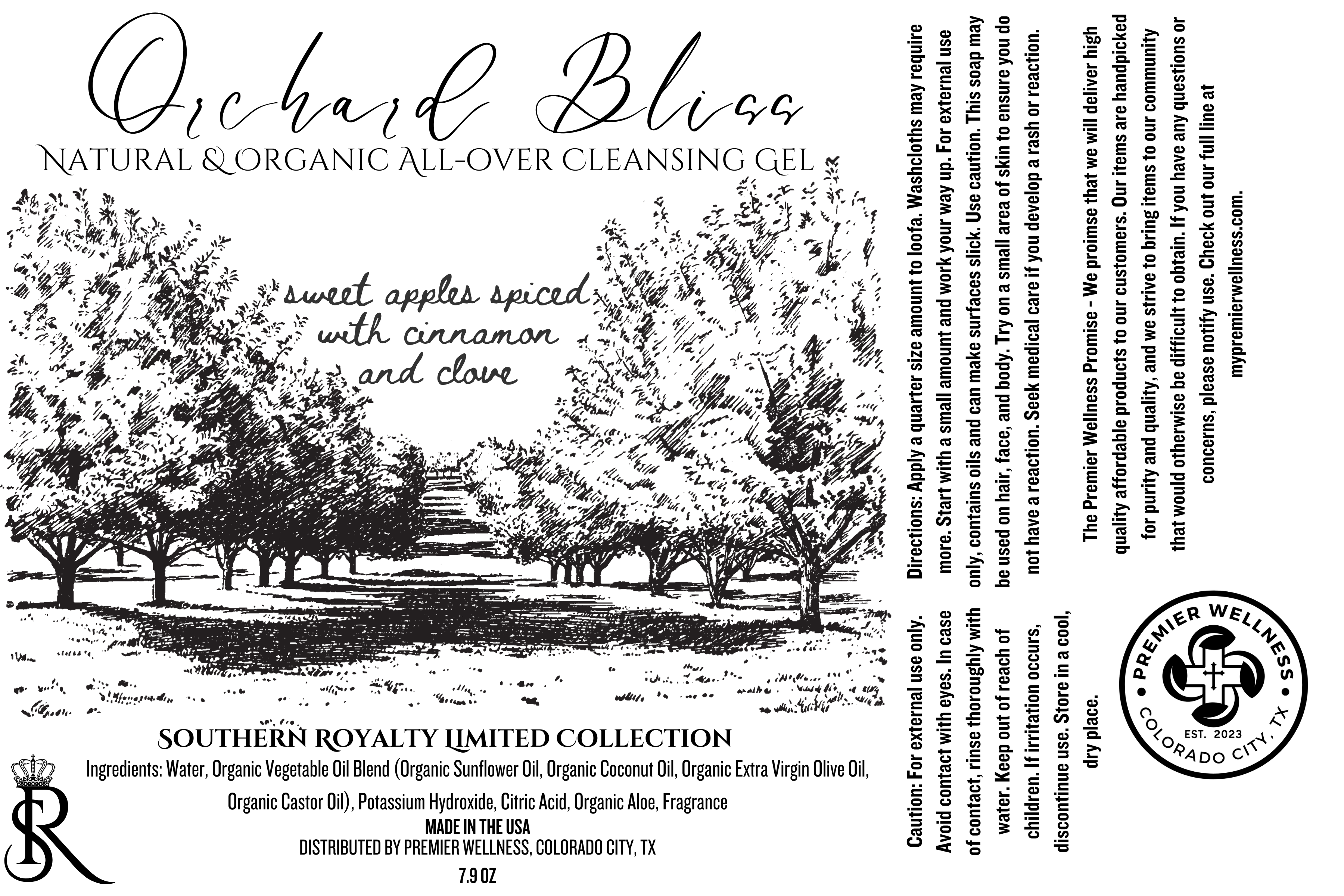 BODY GEL ORCHARD BLISS 7.9OZ