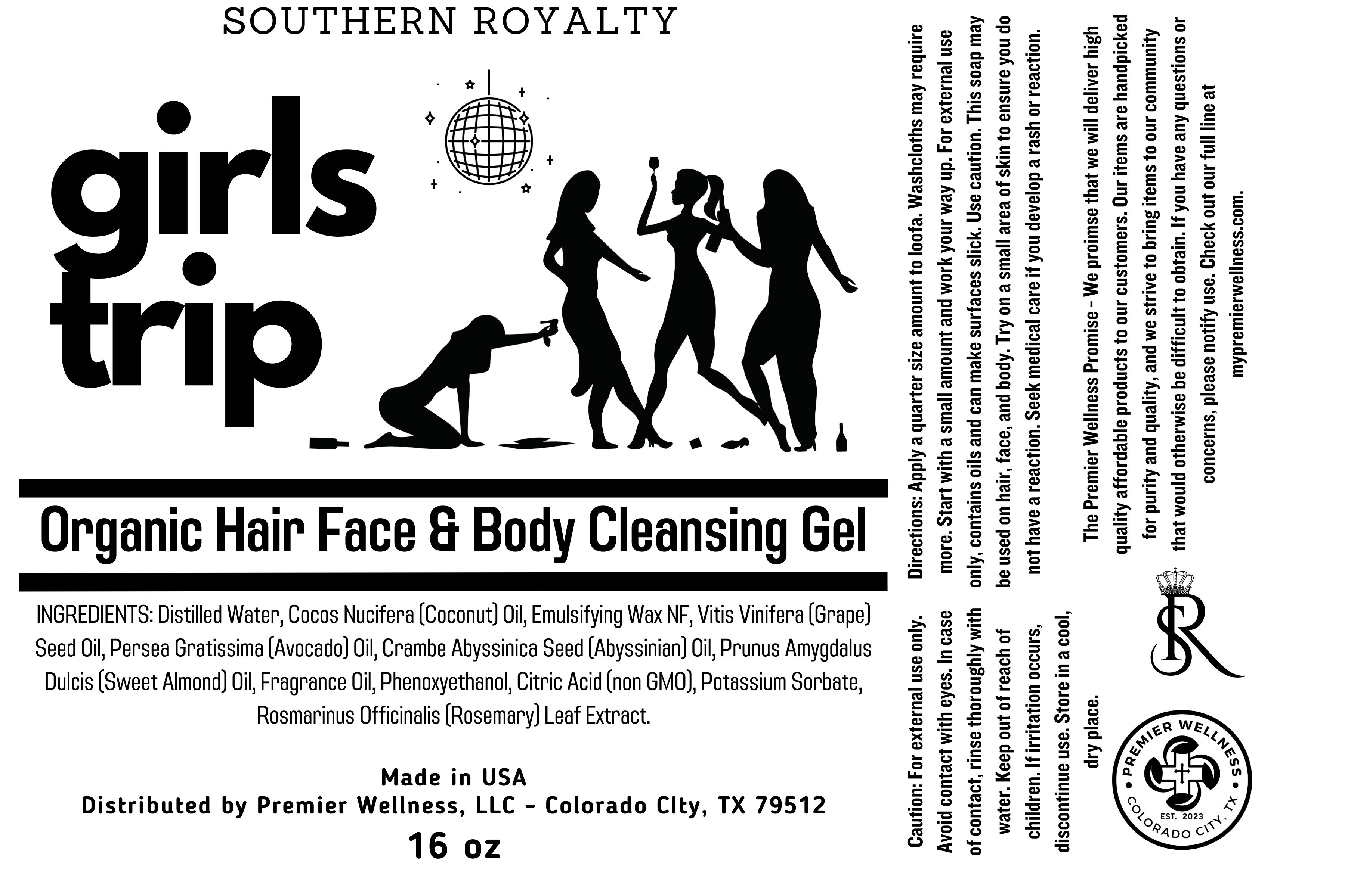 BODY GEL GIRL'S TRIP 15.9OZ