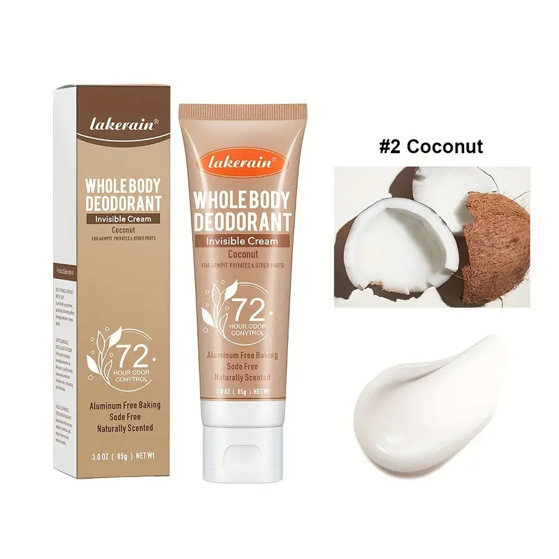 WHOLE BODY DEODORANT - COCONUT SCENTED