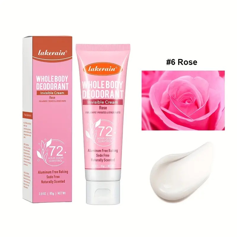 WHOLE BODY DEODORANT - ROSE SCENTED