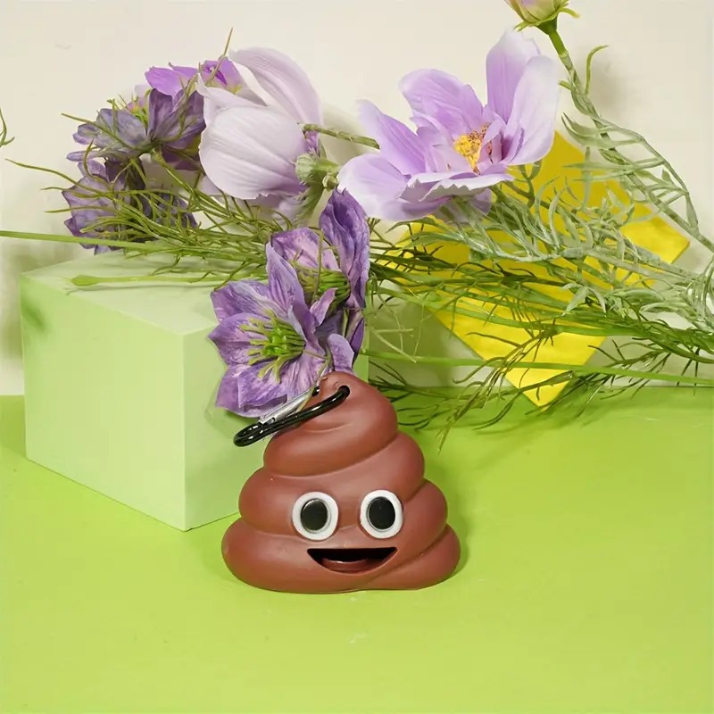 POOP EMOJI DOG WASTE BAG HOLDER