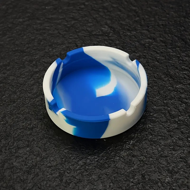3" SILICONE ASH TRAY - ASSORTED DESIGNS