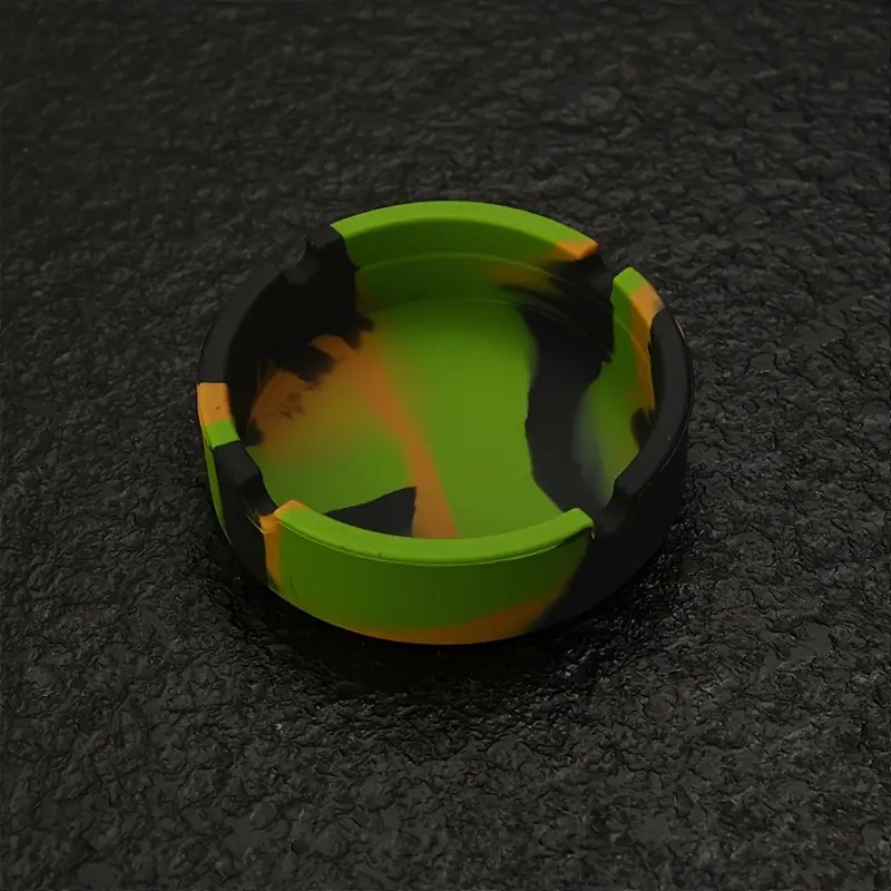 3" SILICONE ASH TRAY - ASSORTED DESIGNS