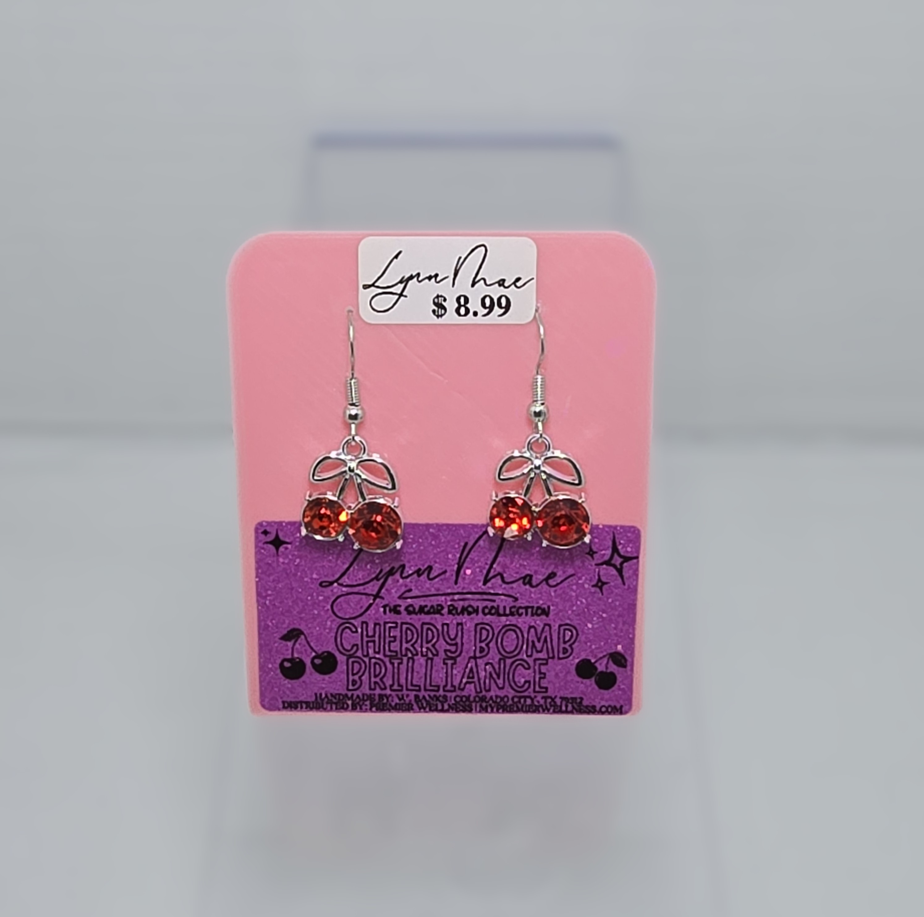 Cherry Bomb Brilliance Earrings | Sugar Rush Collection | $8.99