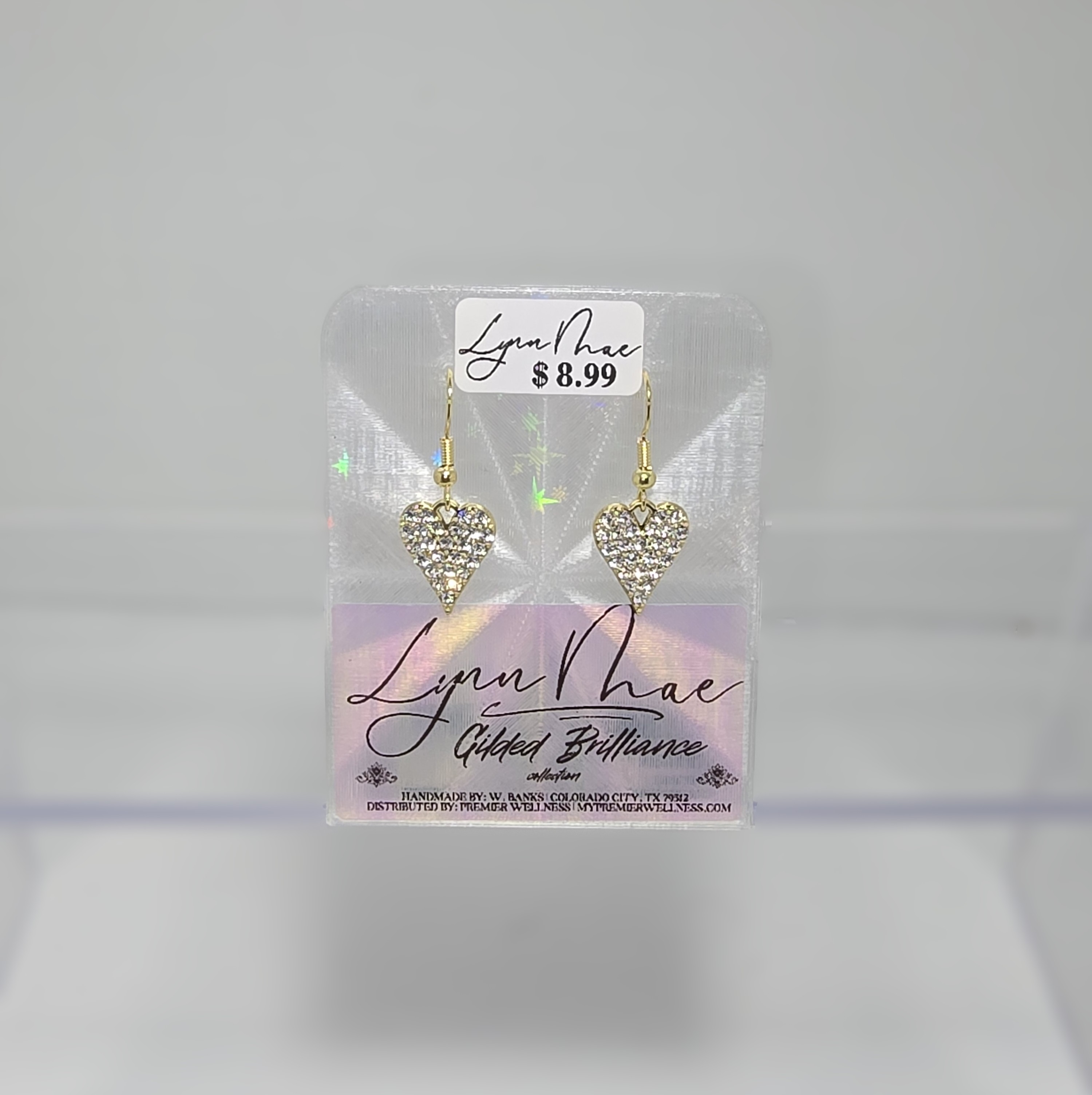 Romance in Gold Series | The Gilded Brilliance Earring Collection | $8.99