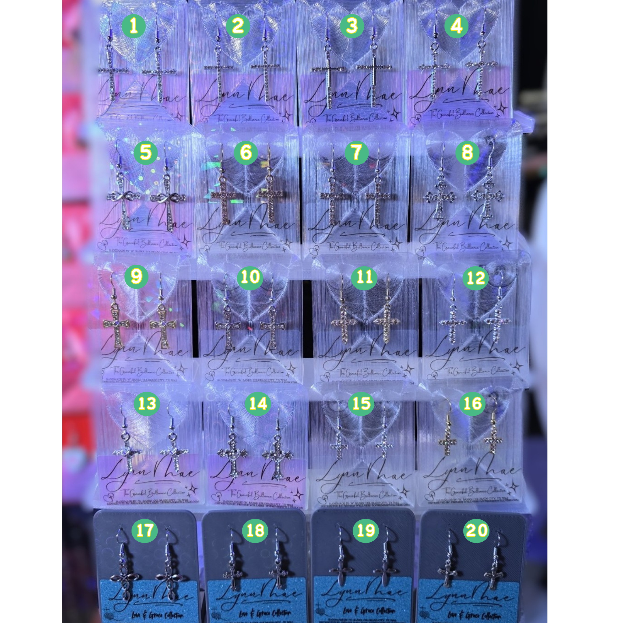 Love & Grace Collection Cross Earrings | $7.99 - $9.99