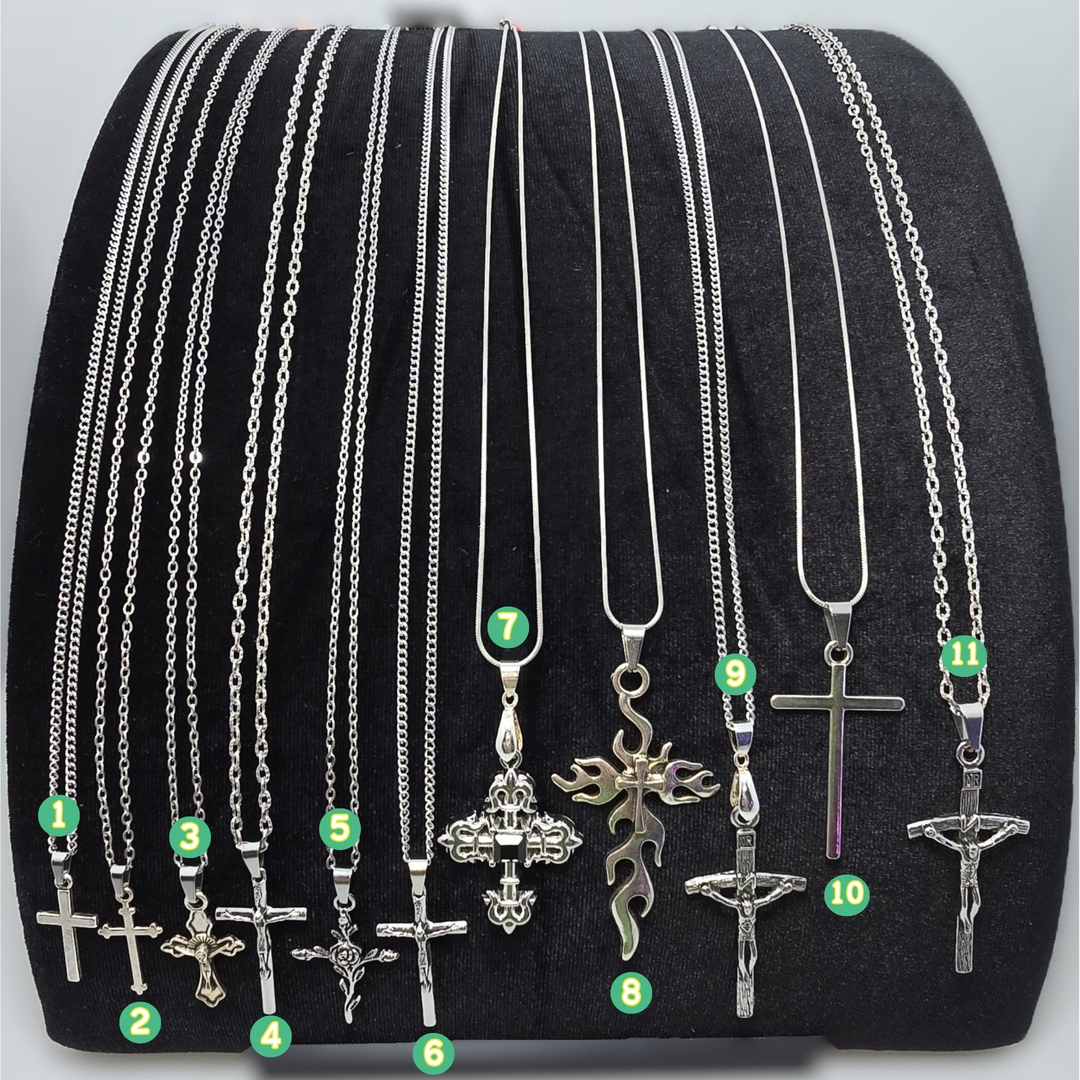 Stainless Steel Cross Necklaces | $14.99 - $19.99