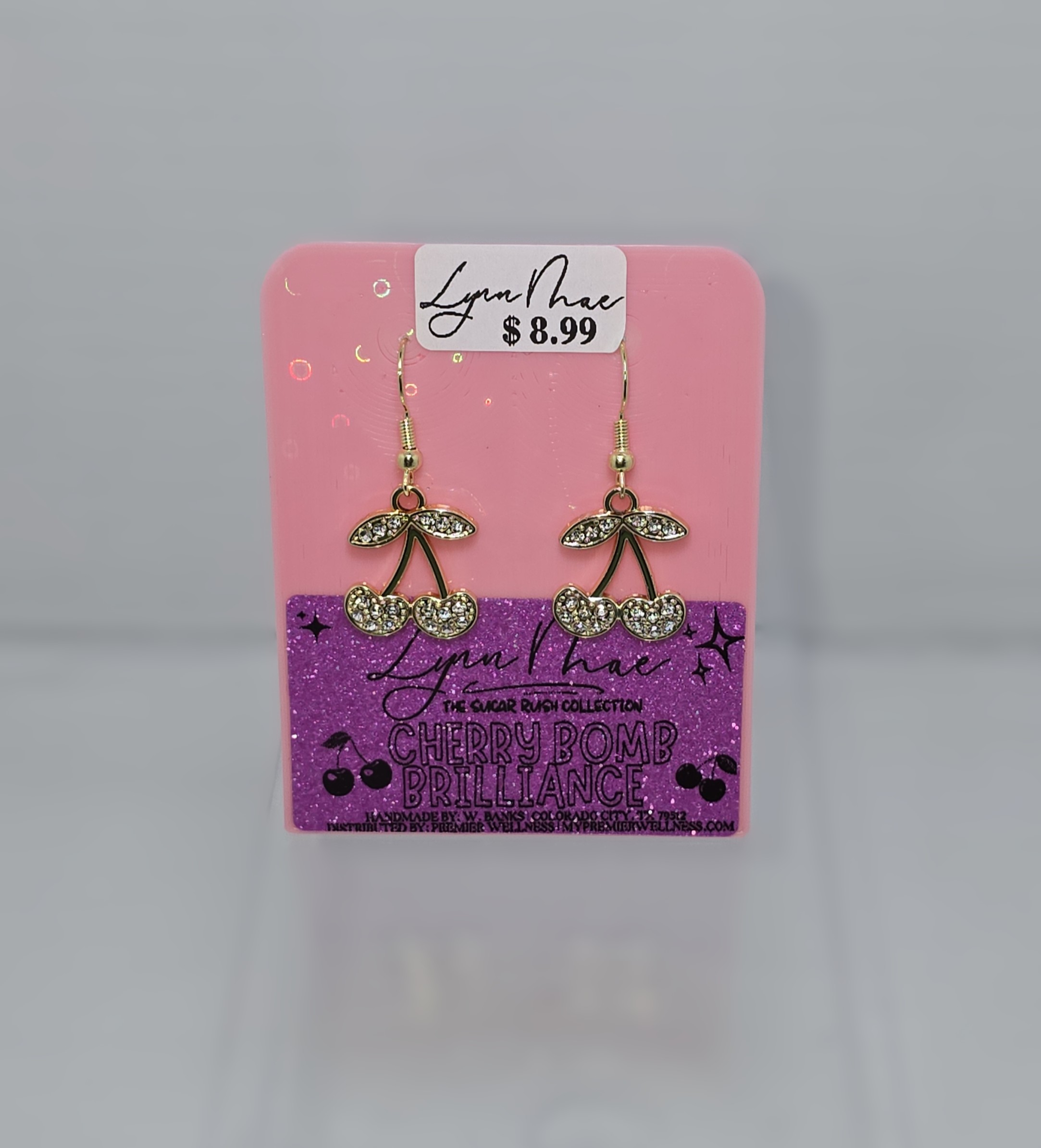 Cherry Bomb Brilliance Earrings | Sugar Rush Collection | $8.99